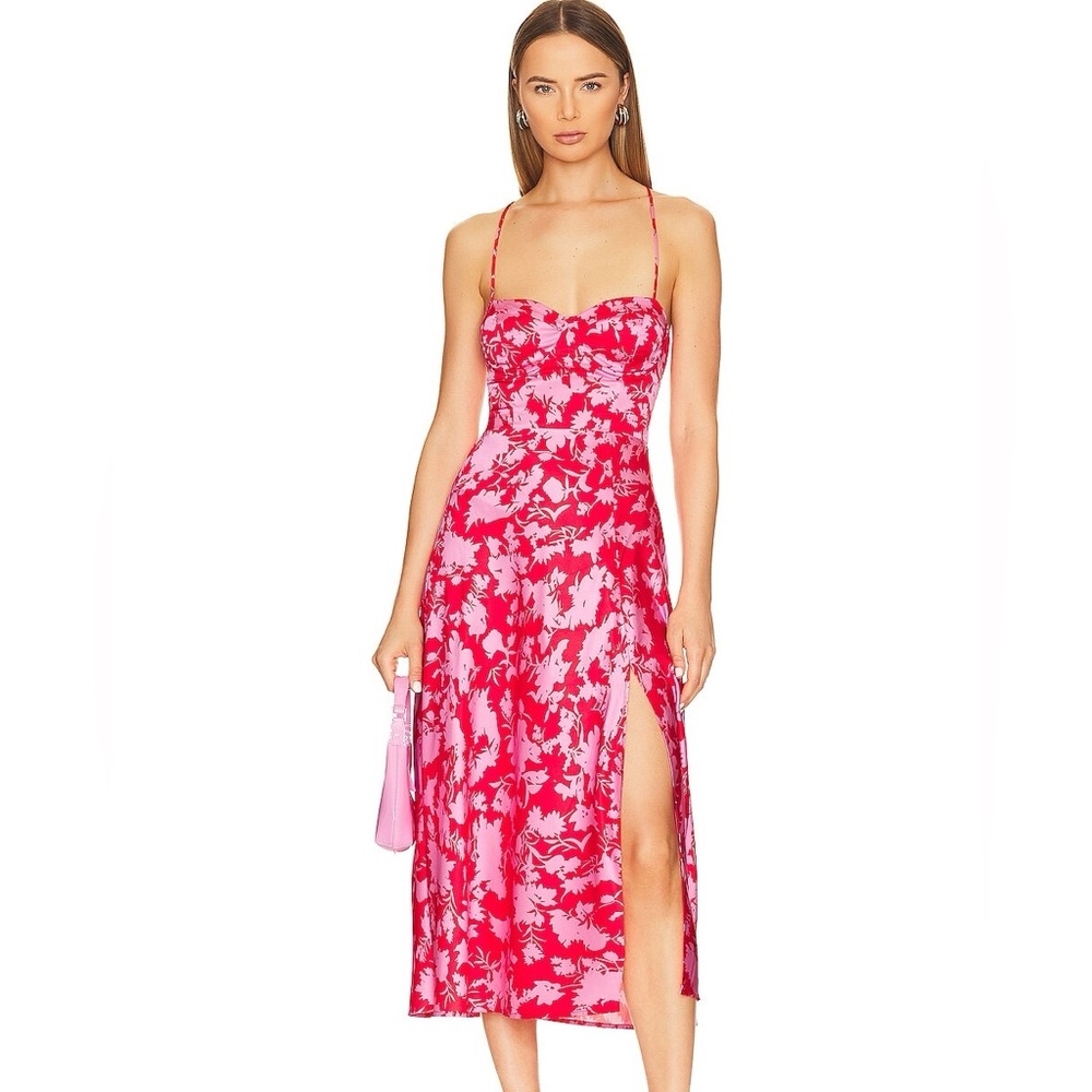 *NEVER WORN WITH TAGS* Large ASTR the Label Gaia midi dress